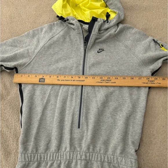 Nike Sportswear AW 77 Womens Small Hoodie Gray Half Zip Hooded - Picture 5 of 8